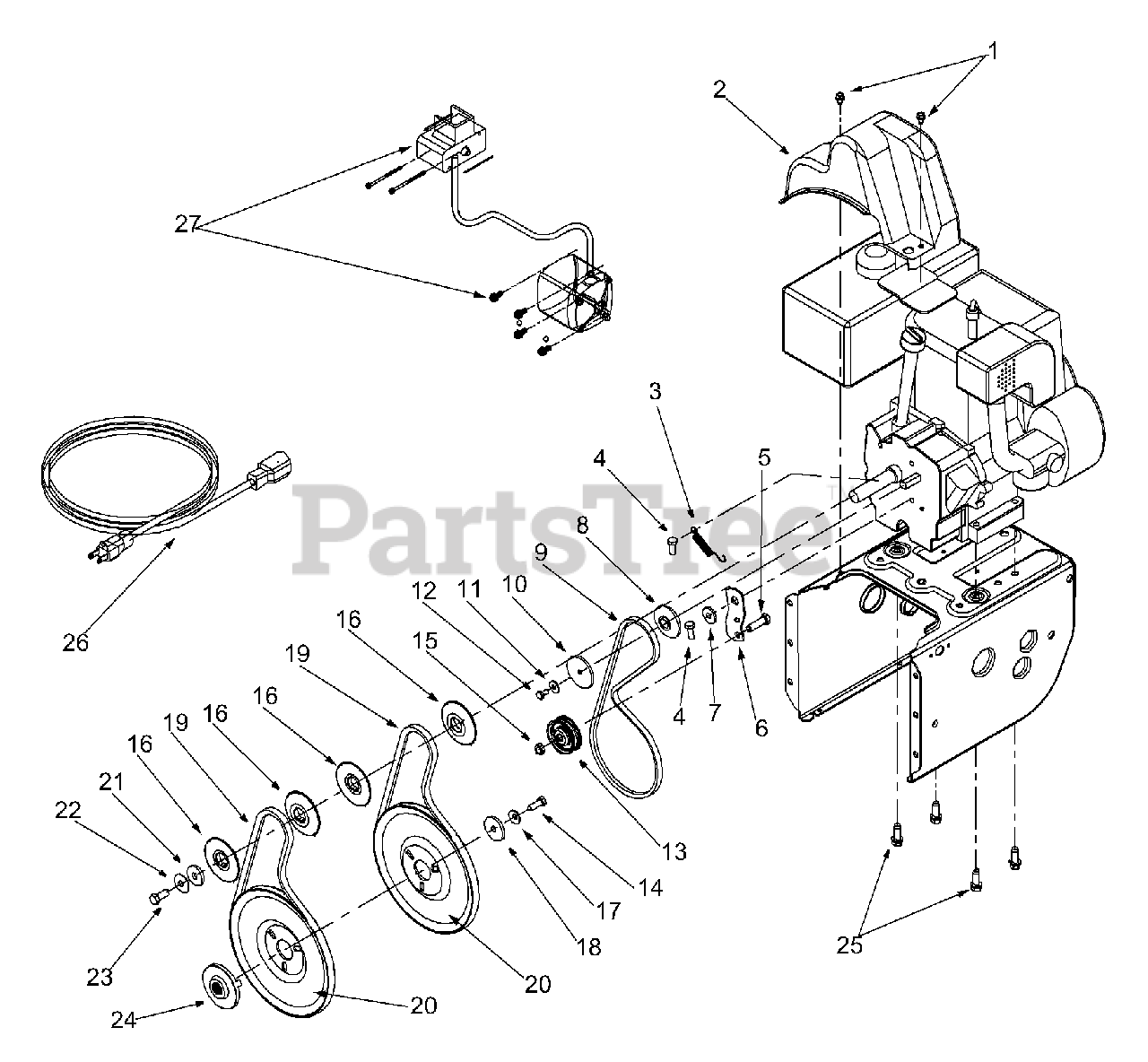 Yard Machines 31AE640F352 Yard Machines Snow Thrower 2000