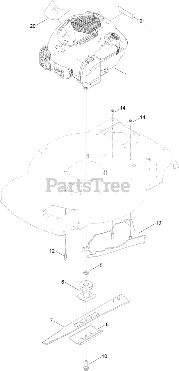 Toro 20353 Toro 22" Recycler WalkBehind Mower (SN 404400000