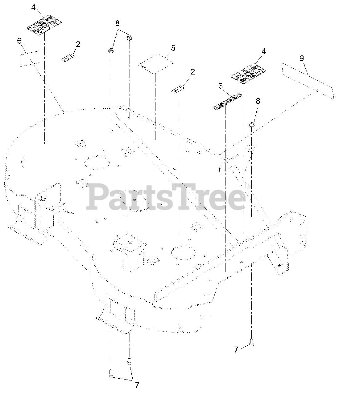 Exmark QSS725GKC42200 Exmark 42" Quest SSeries ZeroTurn Mower