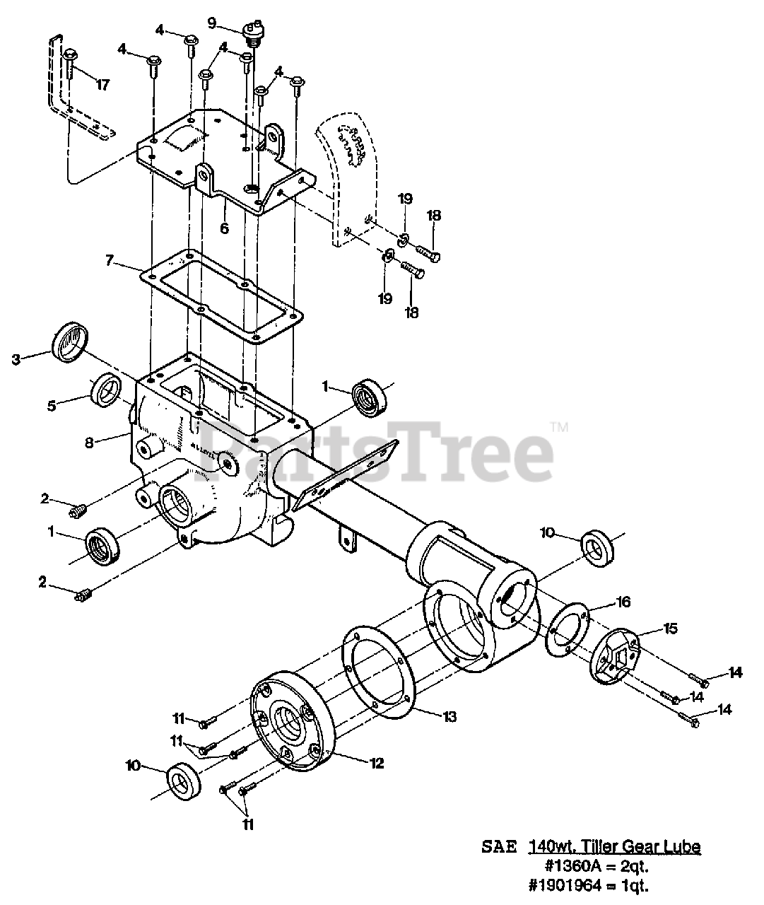 Troy-Bilt 15021 - Troy-Bilt Junior VI Rear-Tine Tiller (SN: M0115495 ...