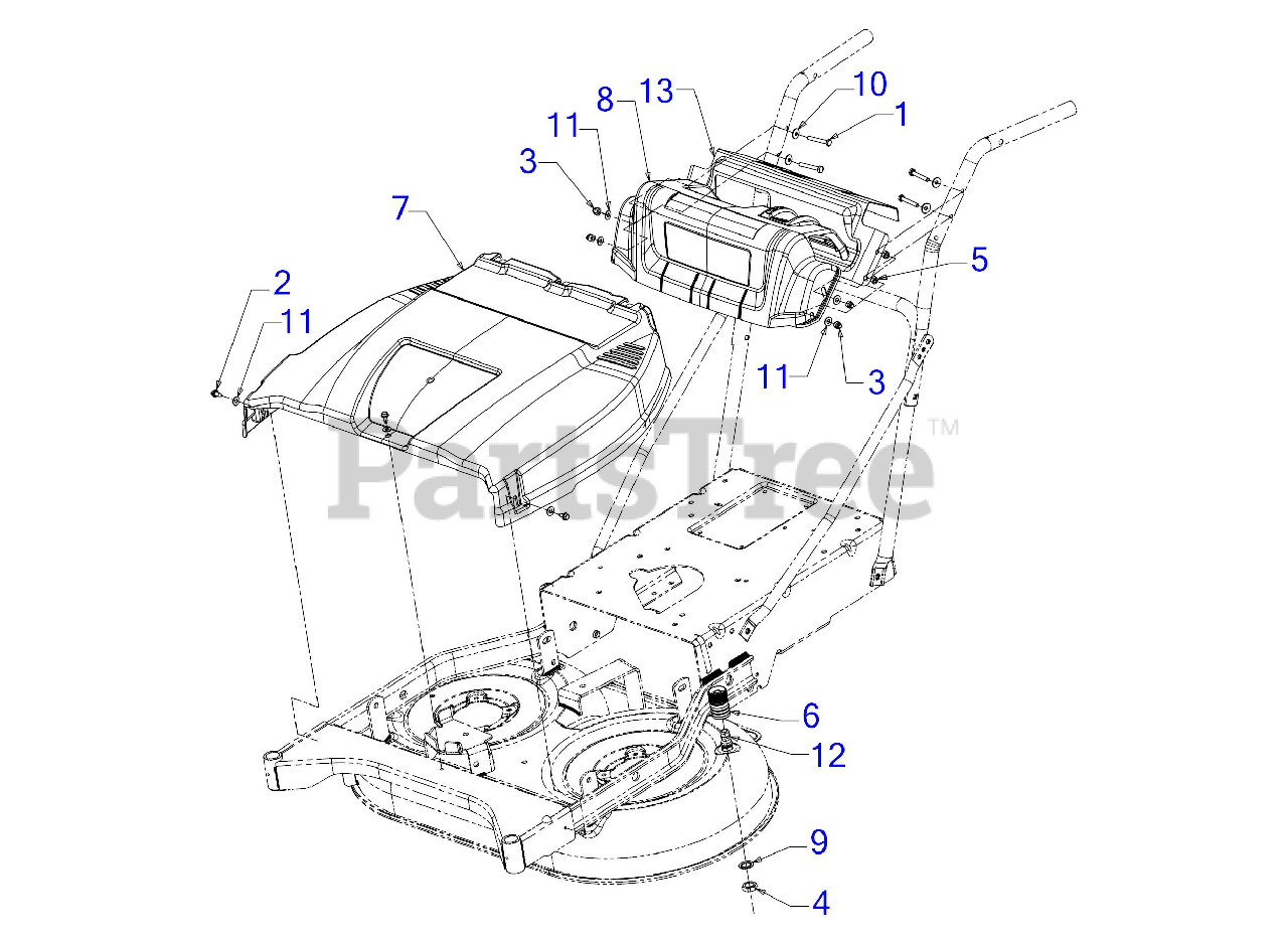TroyBilt TB WC33 XP (12AE76M8066) TroyBilt 33" WalkBehind Mower