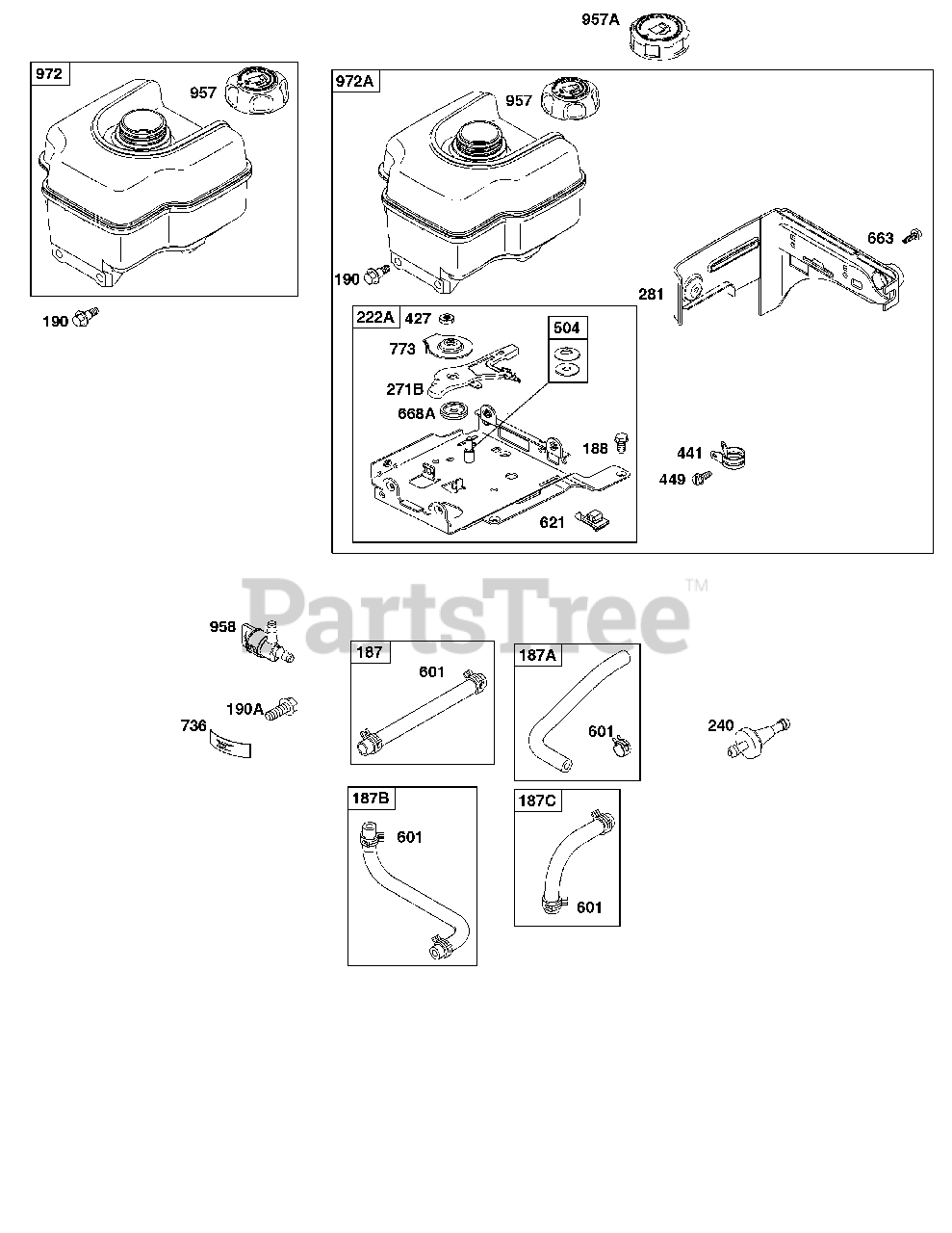 Briggs & Stratton 1104020109E1 Briggs & Stratton Horizontal Engine