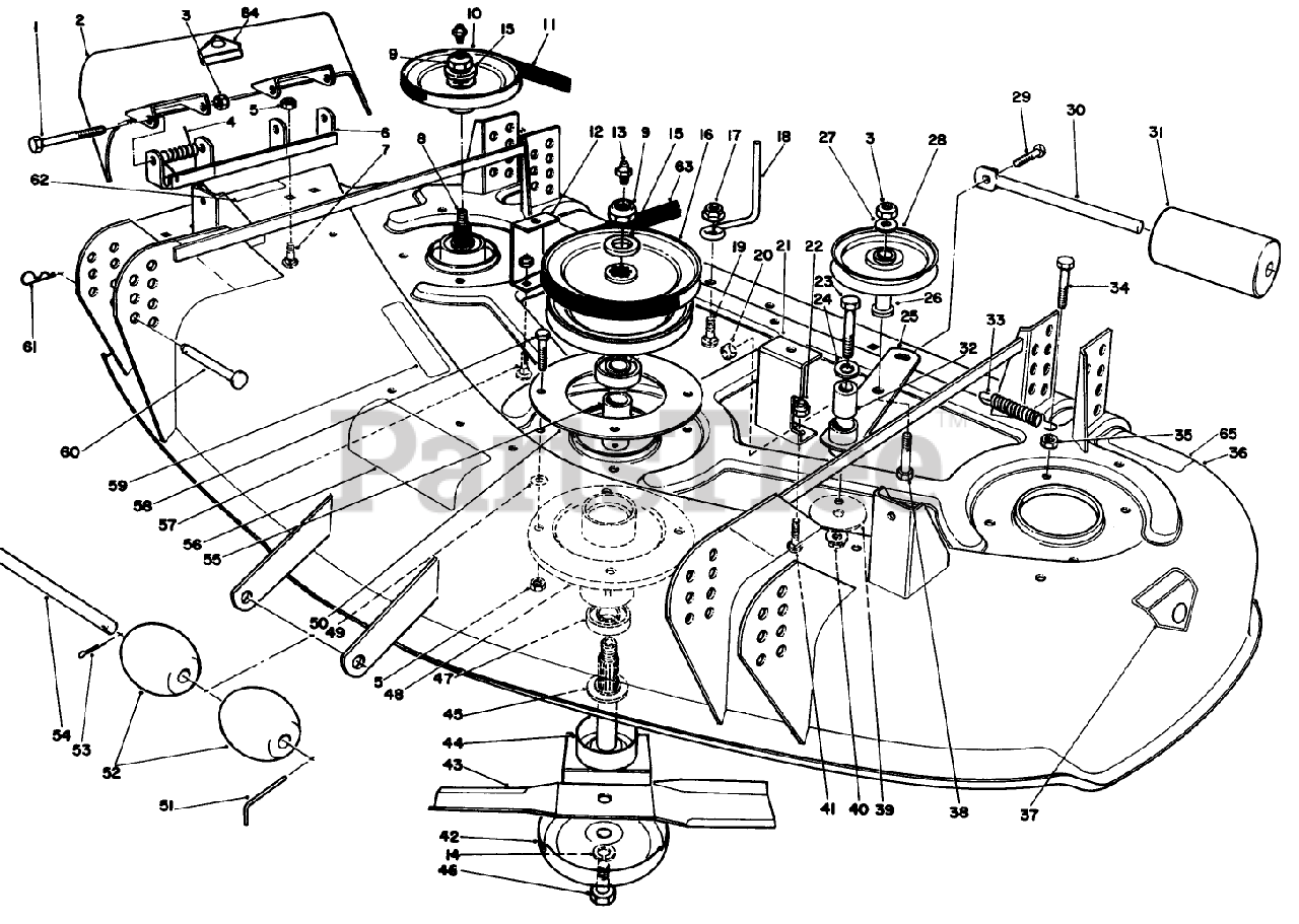 Toro Mower Deck Parts