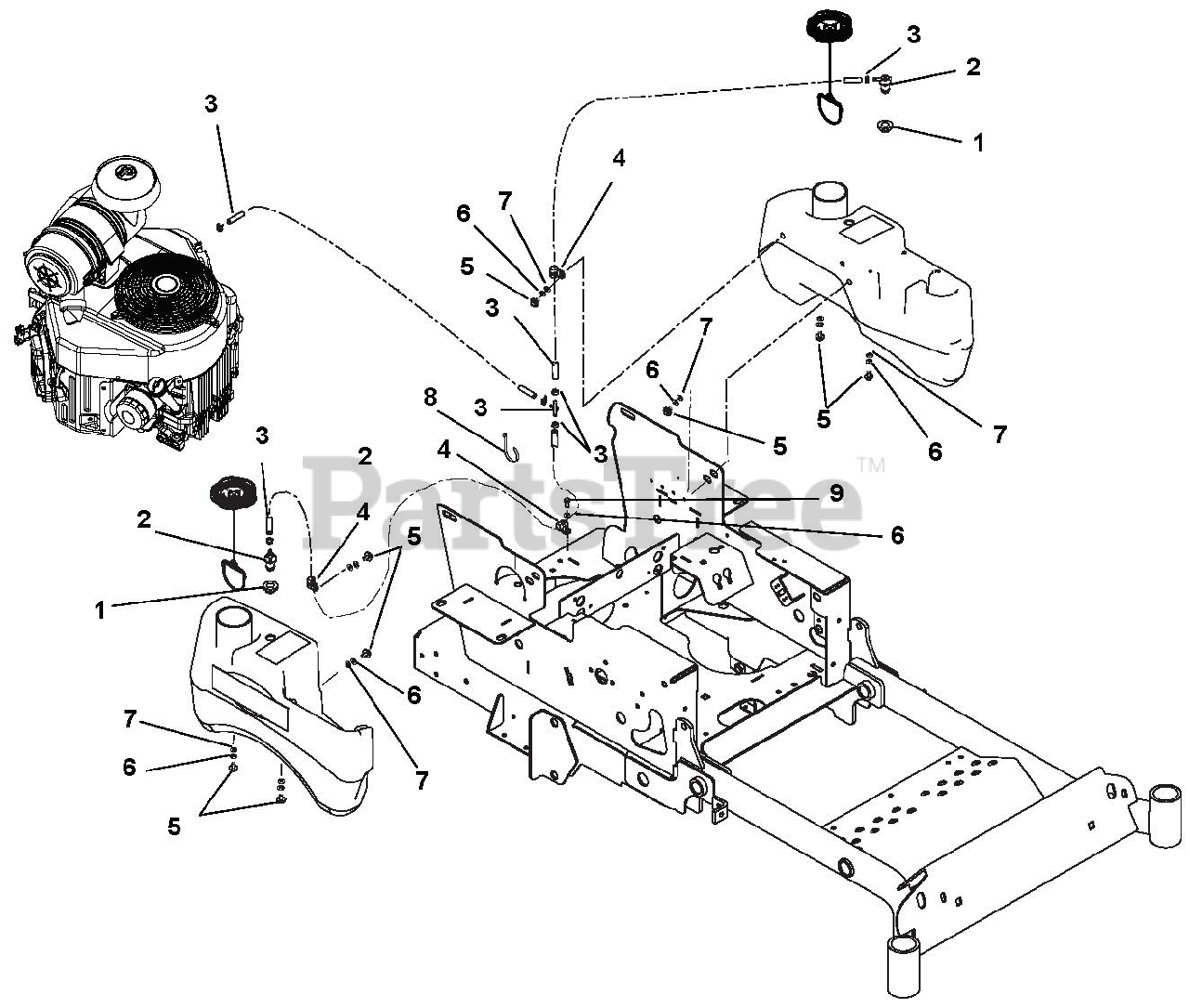 Gravely Mower Deck Parts Diagram