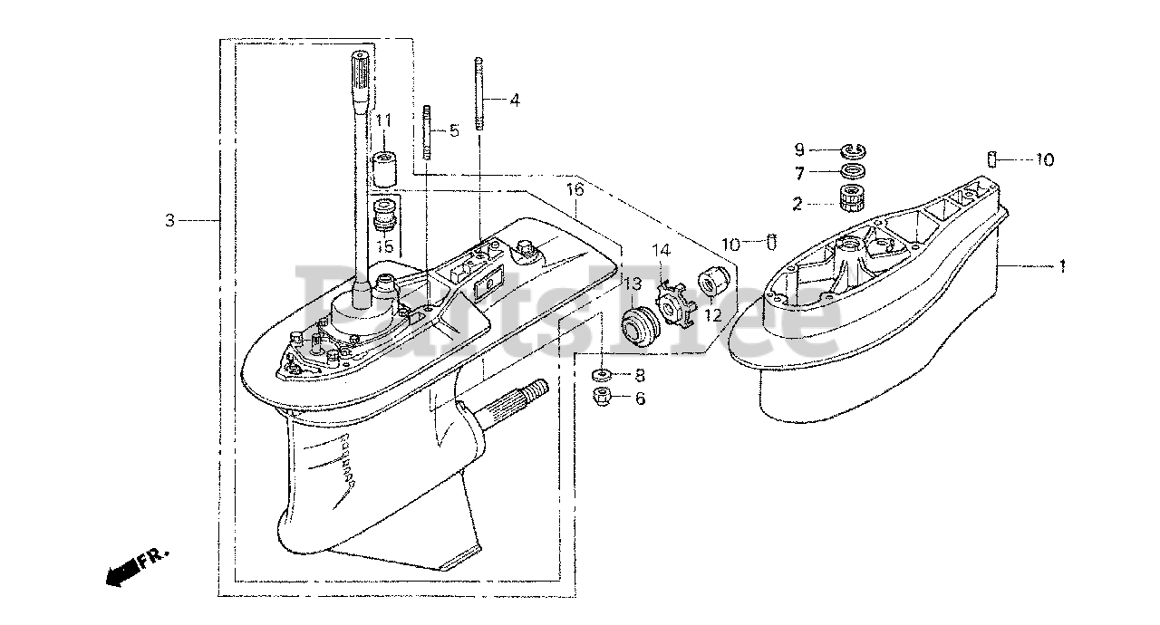 Honda BF90 AT XRTA (BBBU) Honda Marine Engine, Made in Japan (SN