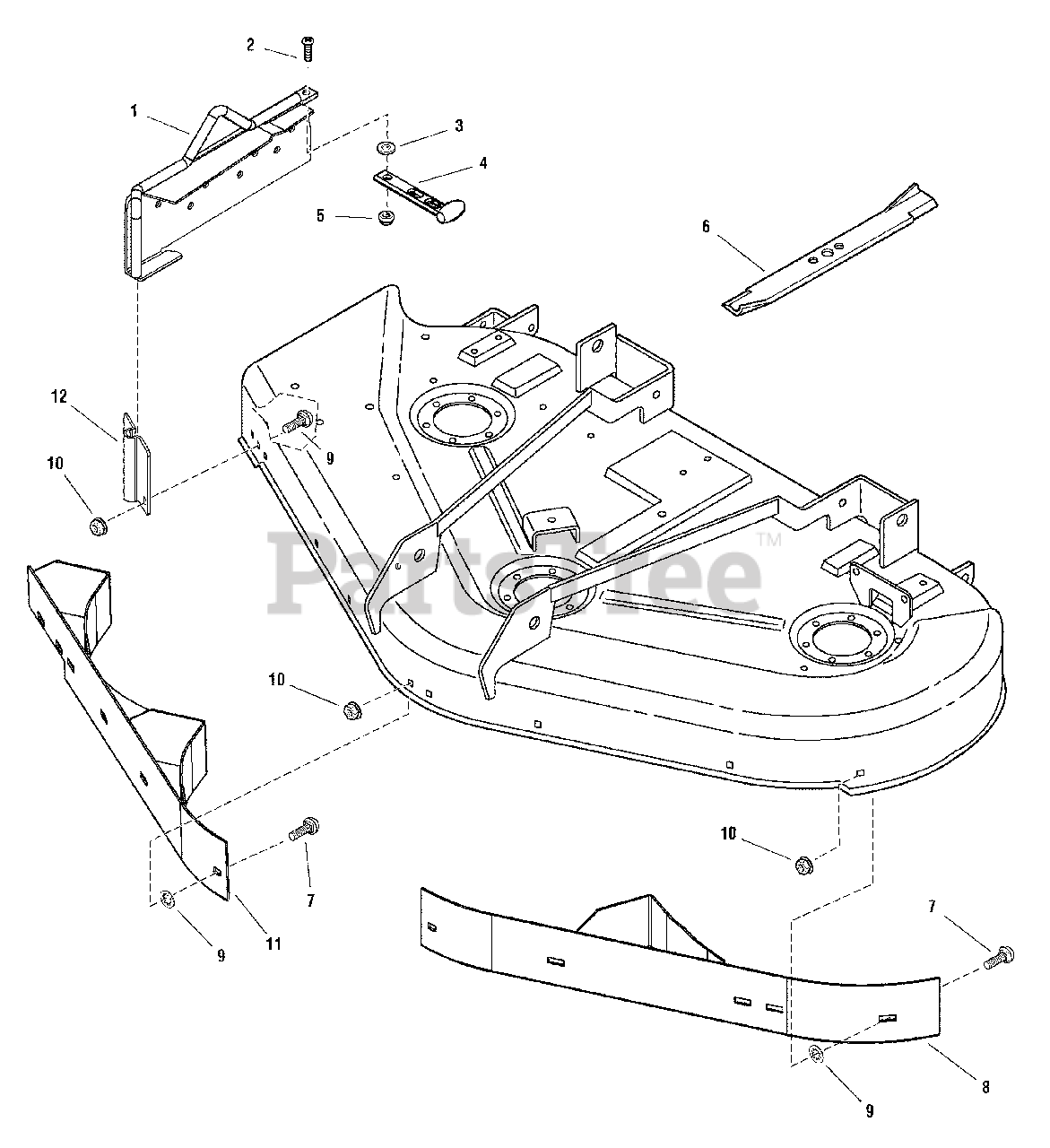 Simplicity 1694957 Simplicity 44" Mulch Kit 44 & 50" Grass Mulcher