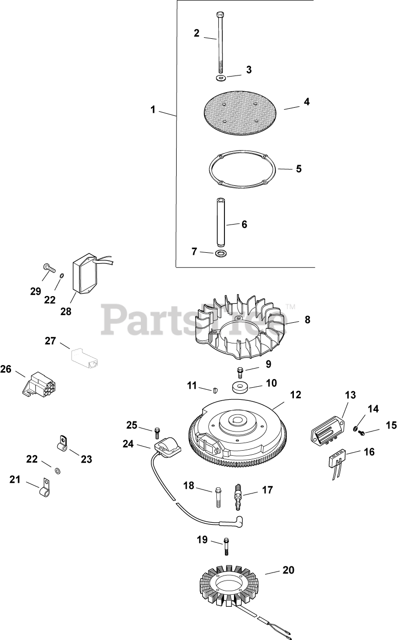 Kohler CV740-0004 - Kohler Command PRO Engine, Basic Version, 25hp