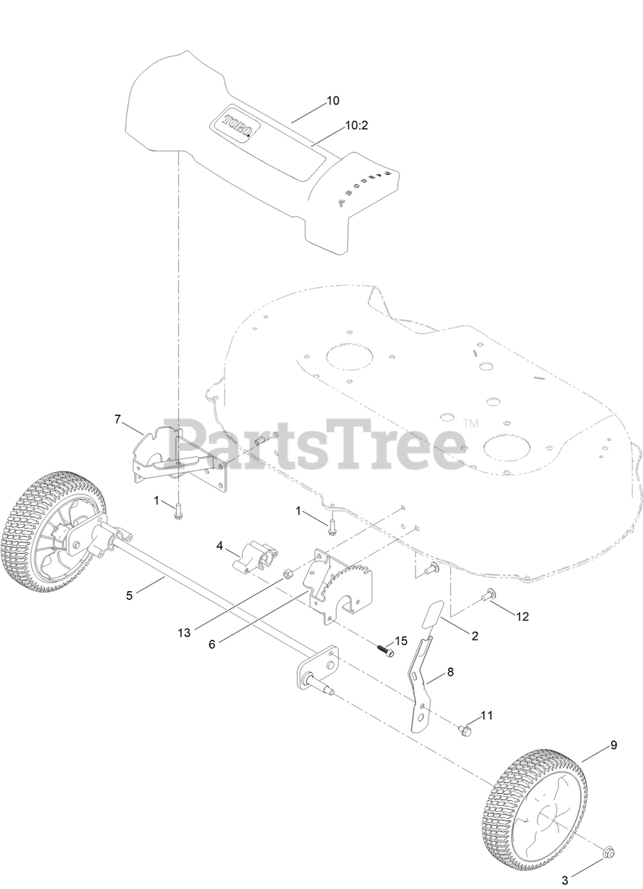 Toro 21811 Toro 76cm TimeMaster WalkBehind Mower (SN 411000000
