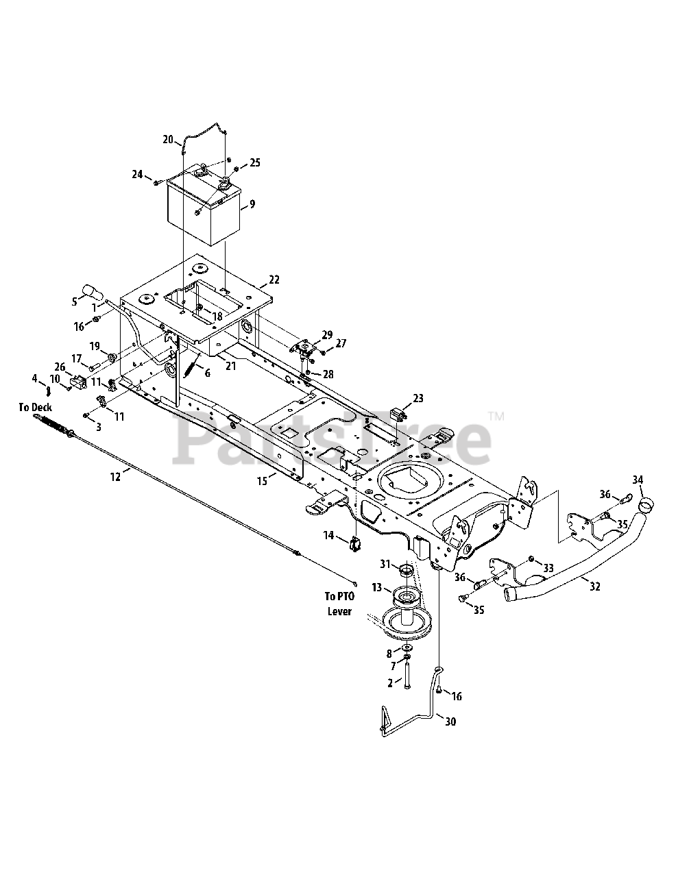 Cub Cadet Ltx1045 Parts Diagram