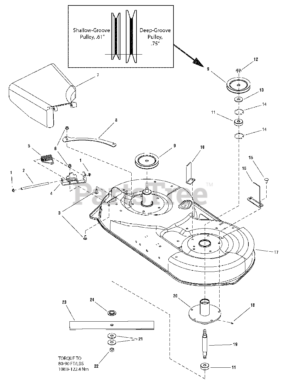 Snapper riding mower top parts diagram