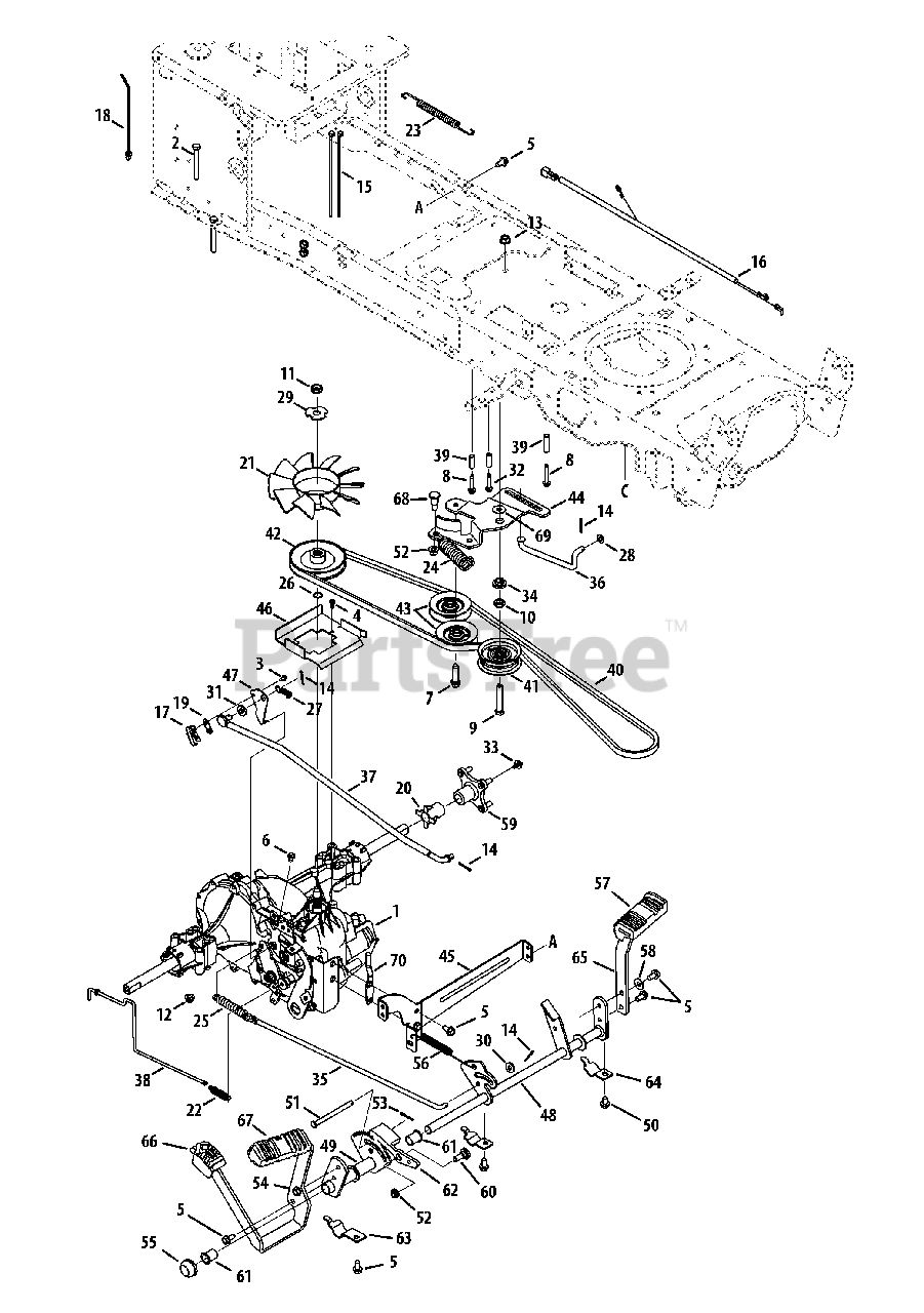 Cub Cadet Lgtx 1054  13yz92ak010