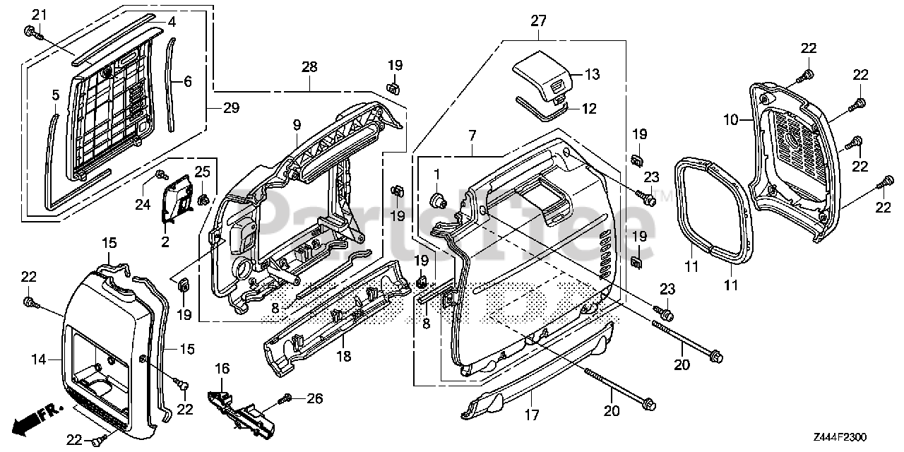 Honda EU2200i T A (EAMT) - Honda Generator, Made in Thailand (SN: EAMT