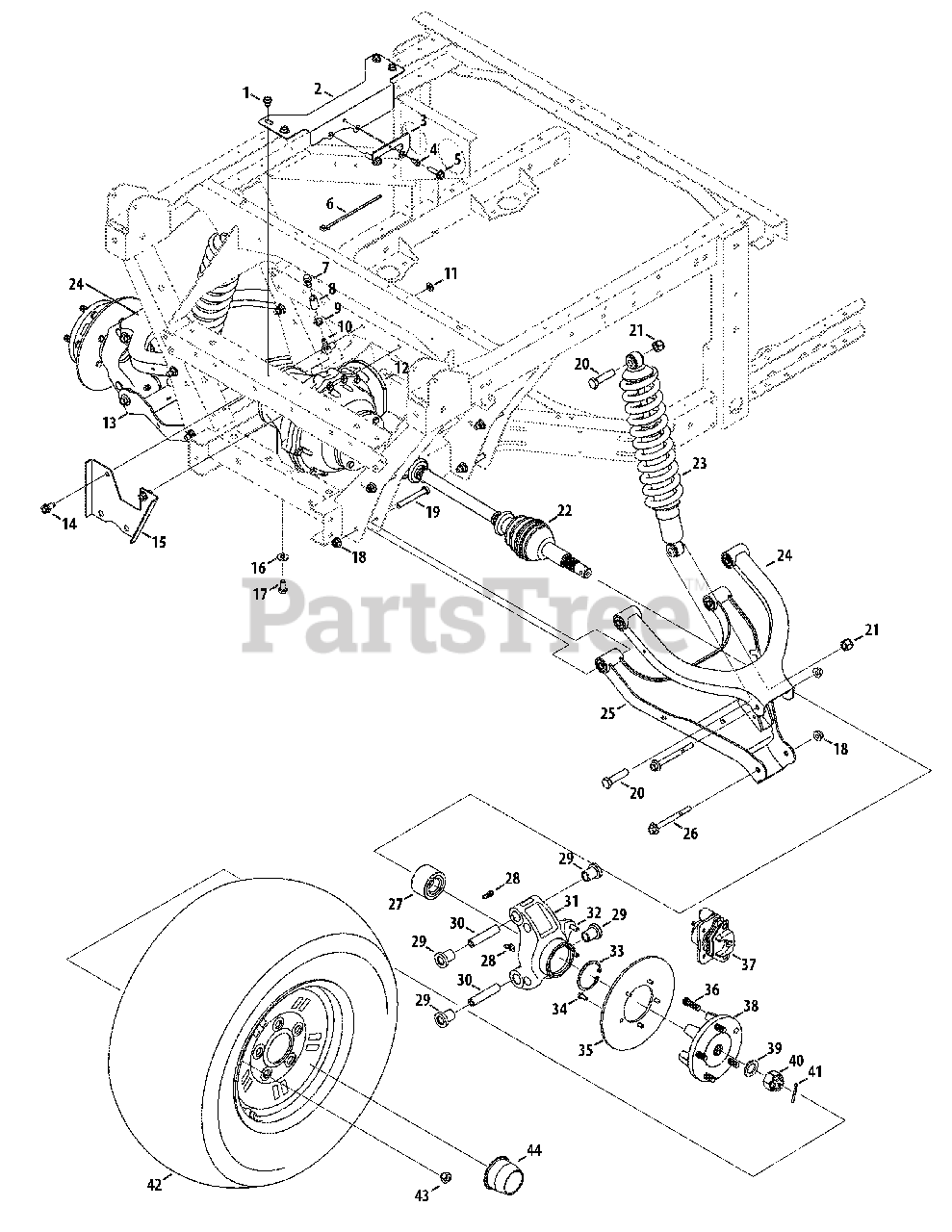 Cub Cadet Volunteer 46g Efi  37bm46gd710