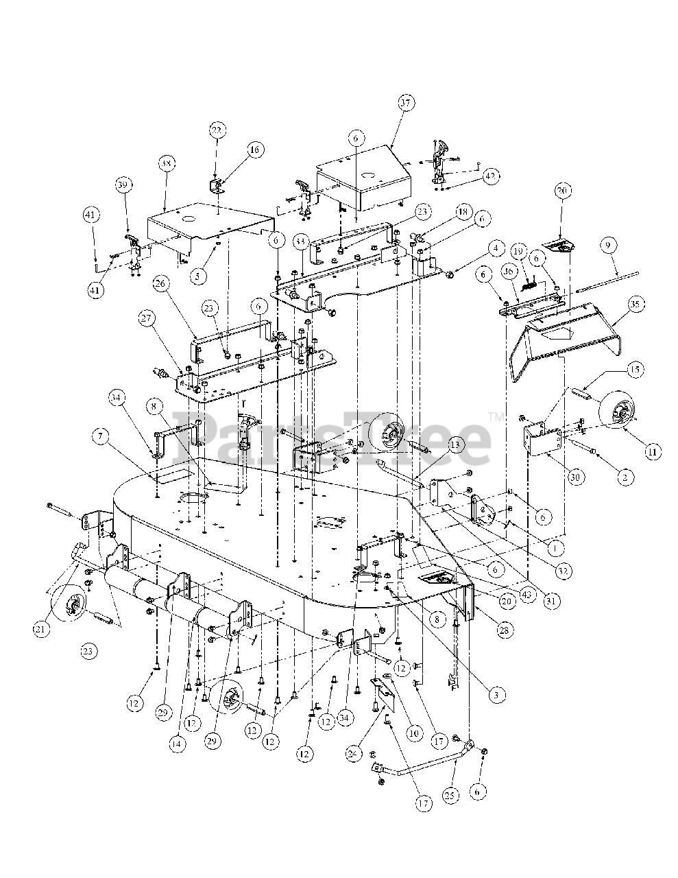 Cub cadet tank m54 best sale