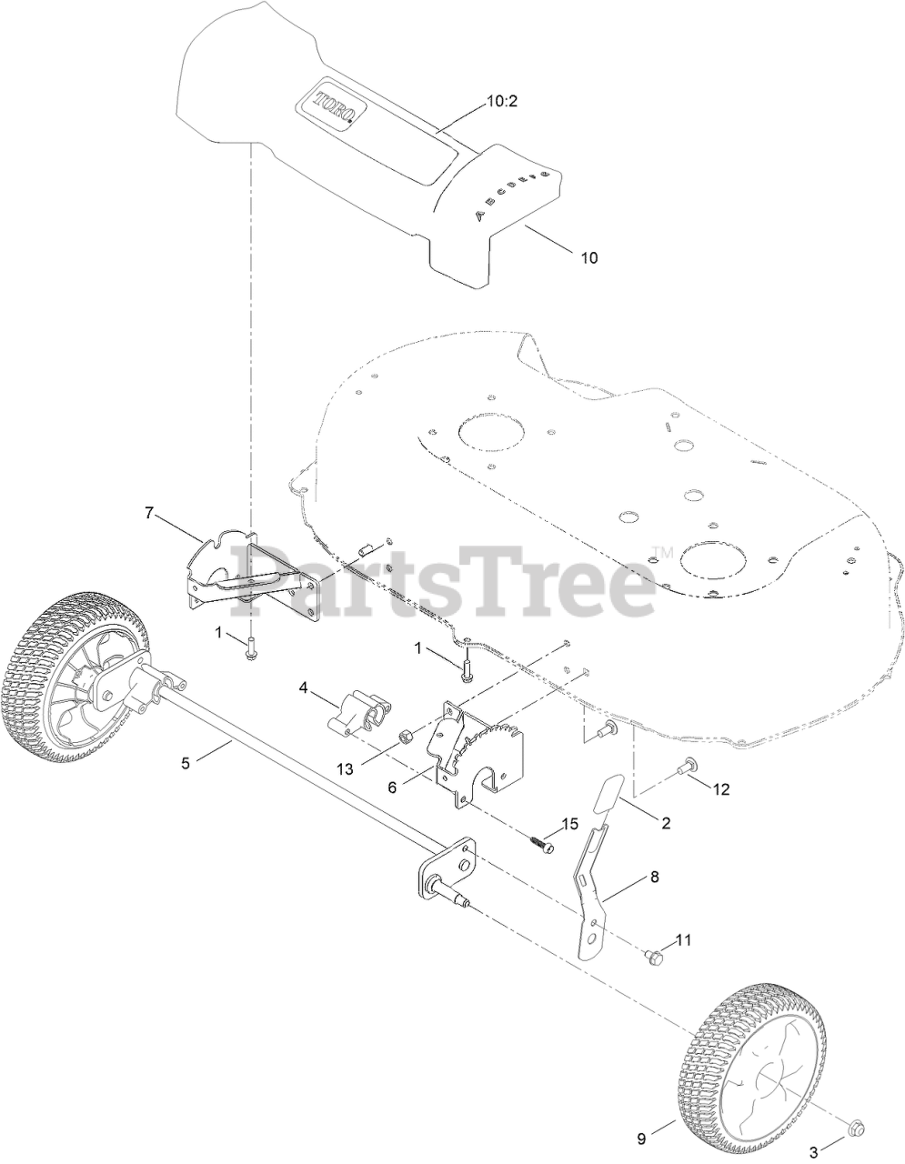 Toro 21199 HD Toro 30" TimeMaster WalkBehind Mower, Home Depot (SN