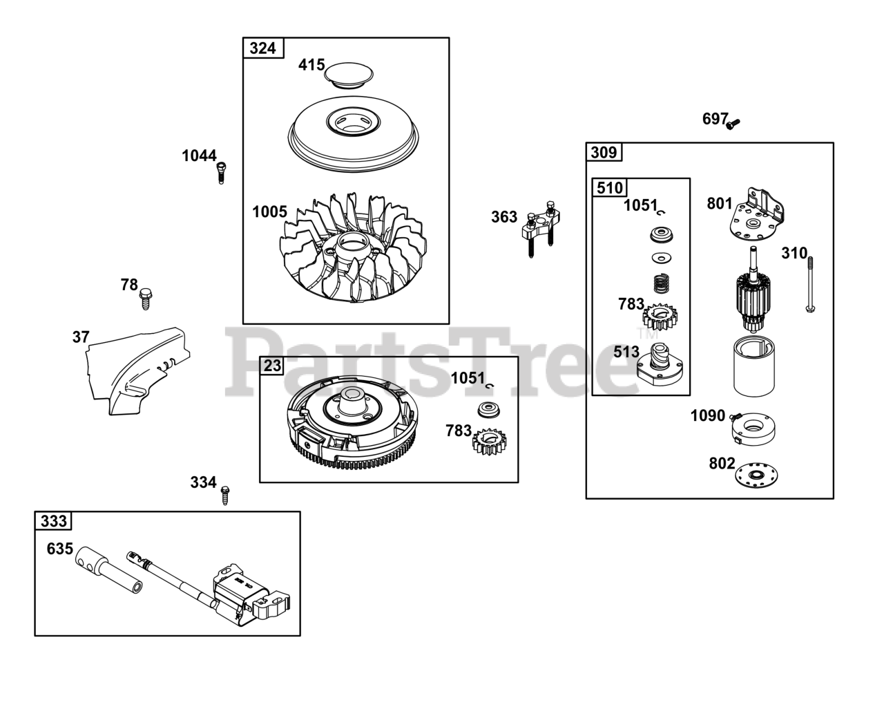 Briggs & Stratton 31R9070110G1 Briggs & Stratton Vertical Engine