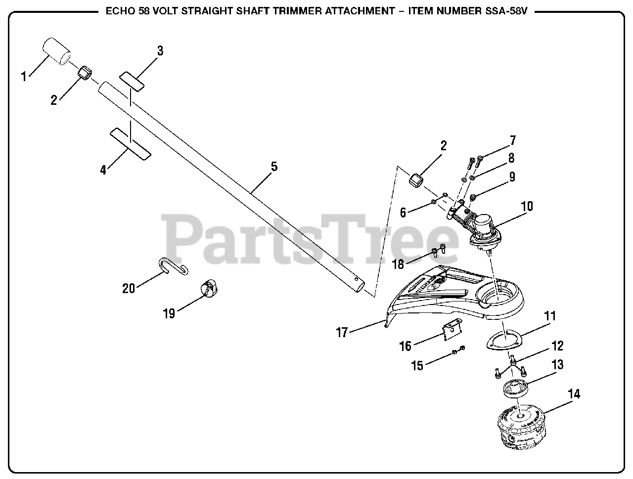 Echo CST58V (CPH58V) (SSA58V) Echo String Trimmer, 58V Battery
