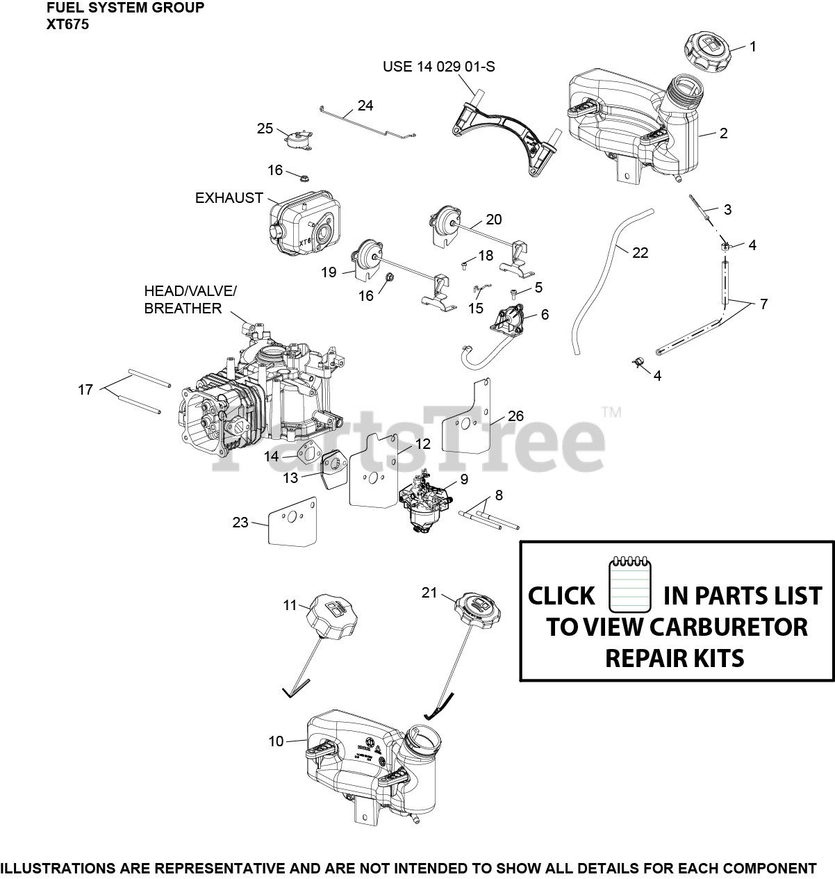 Kohler Xt675 3071 Kohler Xt Series Engine Made For Toro 6 75 Ft Lbs 149cc Fuel System Group Xt675 3071 Xt675 Parts Lookup With Diagrams Partstree