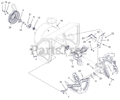 Ariens 921045 - Ariens Deluxe 24" Snow Blower, Ariens AX 254cc engine