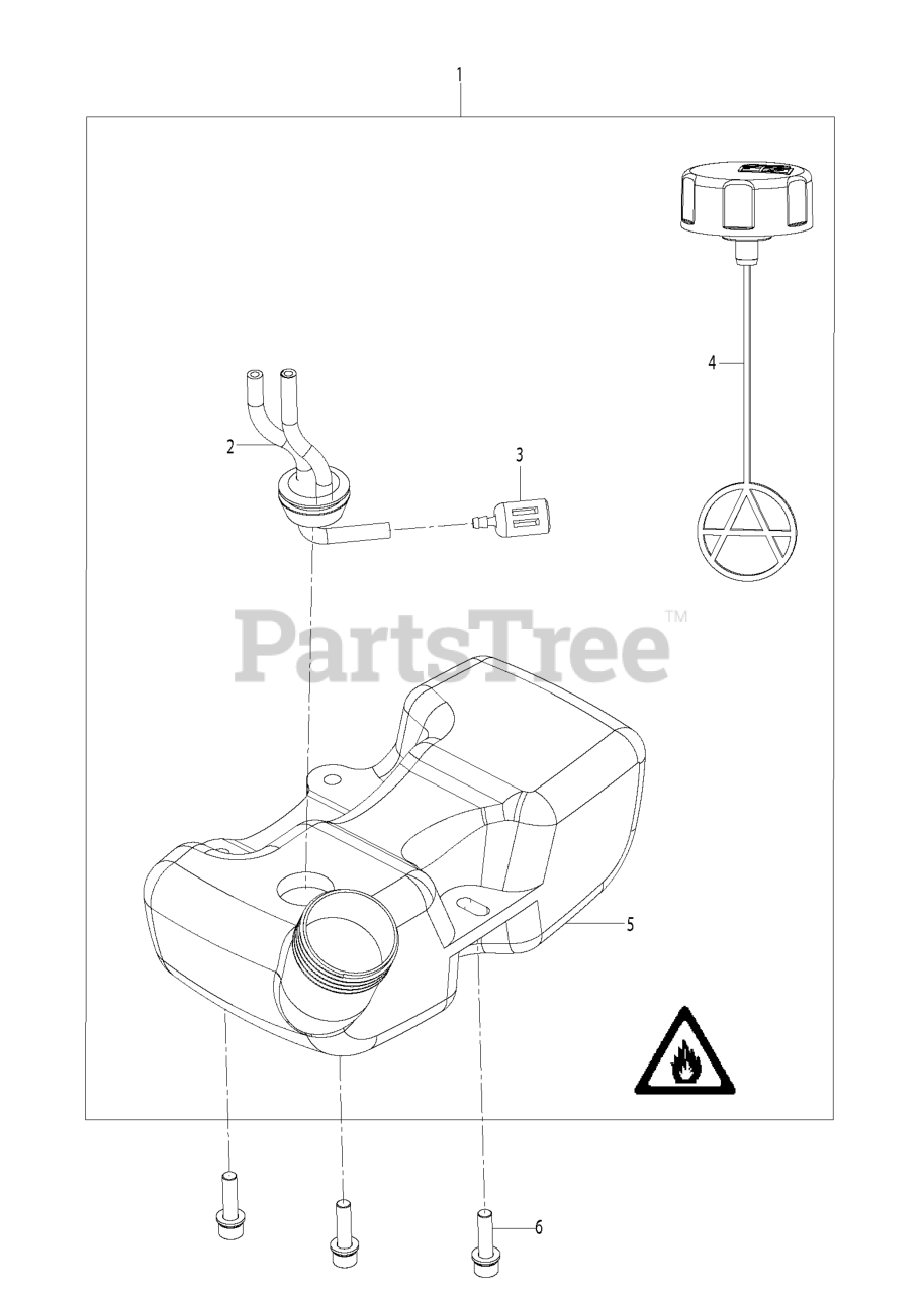 Husqvarna 321 S15 Husqvarna Backpack Sprayer (Original) FUEL SYSTEM