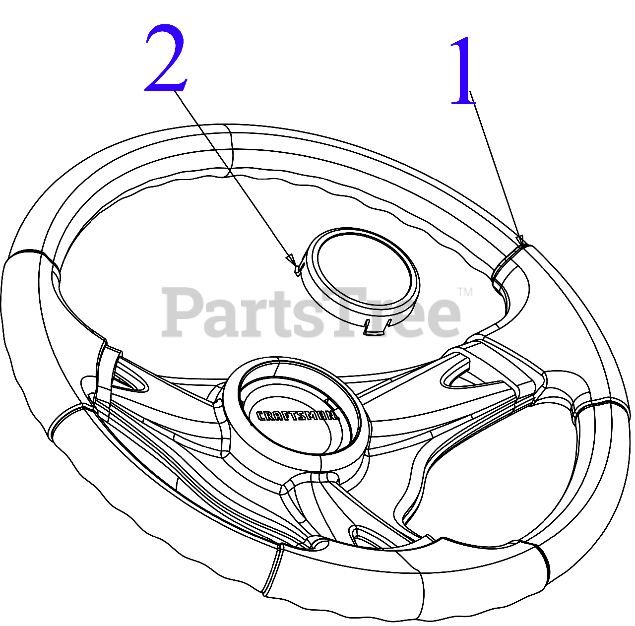 Craftsman lawn tractor steering wheel new arrivals