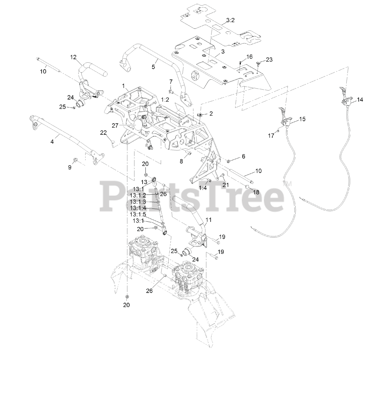 Exmark STE600CKA323H1 Exmark 32" Staris ESeries StandOn Mower, Kaw