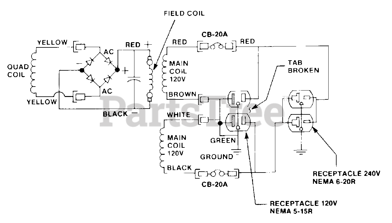 Homelite Generator Wiring Diagram Parts