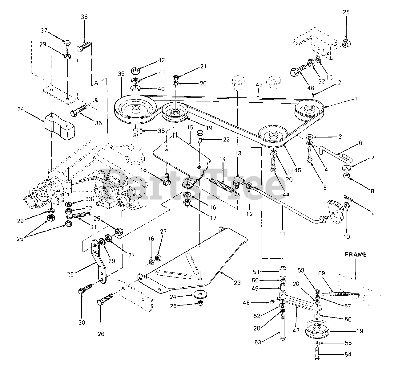 Cub Cadet 1225 (132-201F100) - Cub Cadet Lawn Tractor (SN: 207401 ...