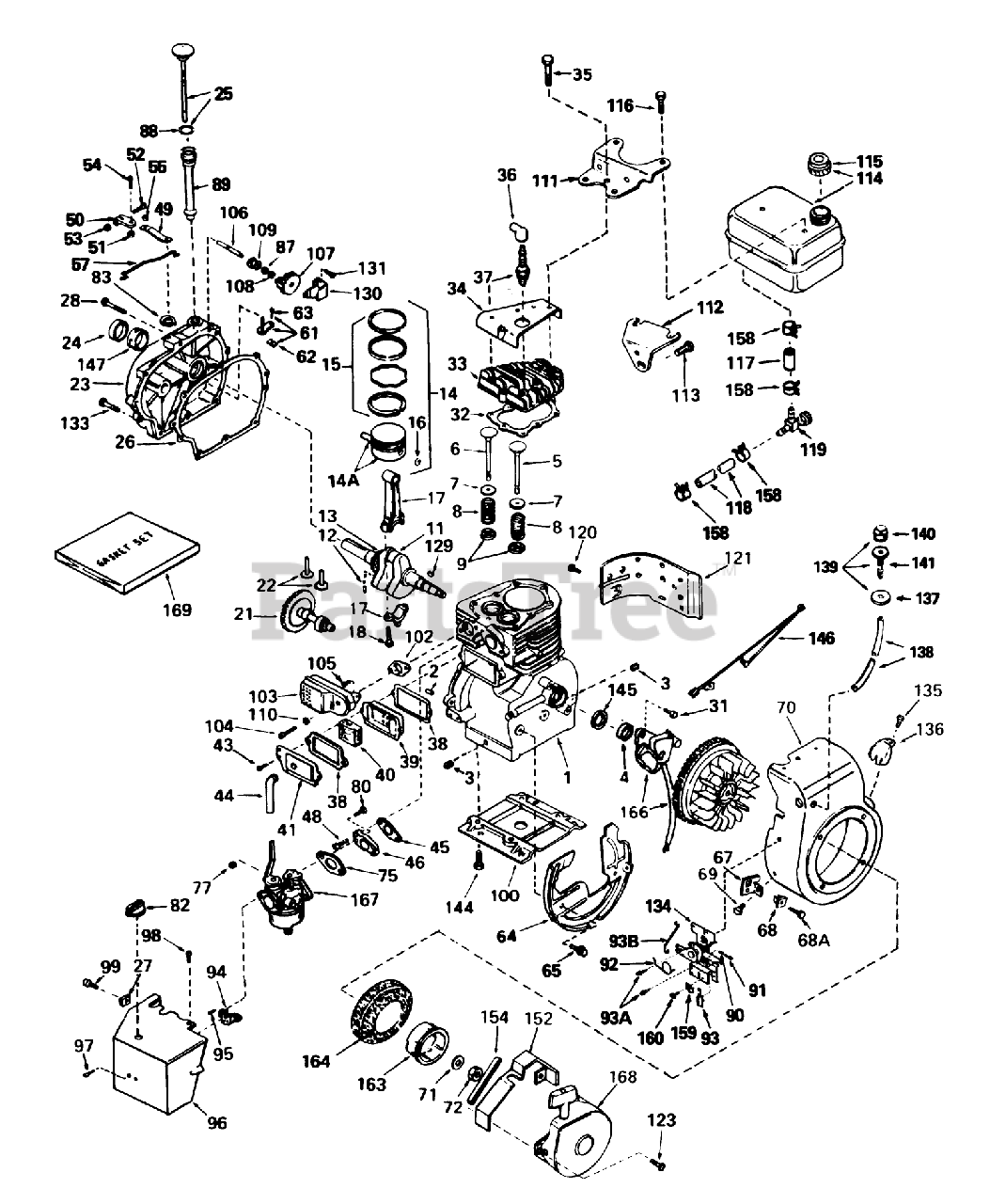 Toro 38040 (524) Toro Snow Thrower (SN 001000001 001999999) (1981