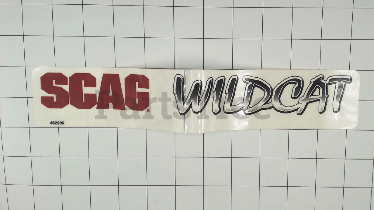 SCA 482905 - DECAL, SCAG WILDCA (Slide 1 of 1)