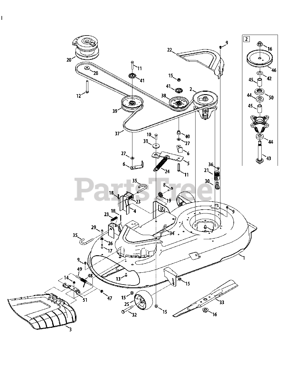 Cub Cadet RZTS42 (17ARCBDS010) Cub Cadet 42" RZT ZeroTurn Mower