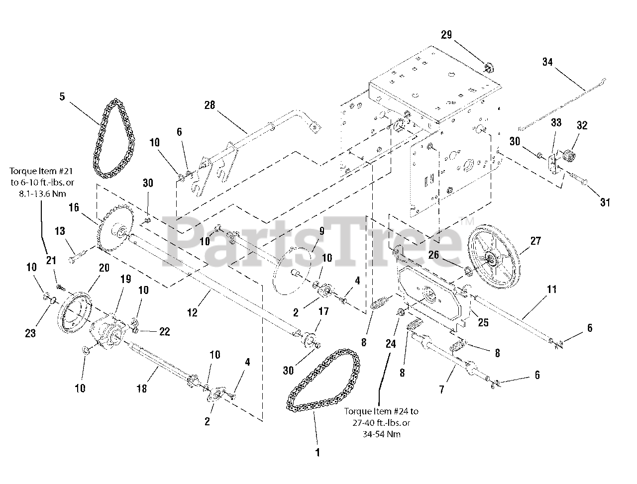 Brute 1695724 Brute 27" Snow Thrower, 11.5 Gross TP (2009) Traction Drive (2988389) Parts