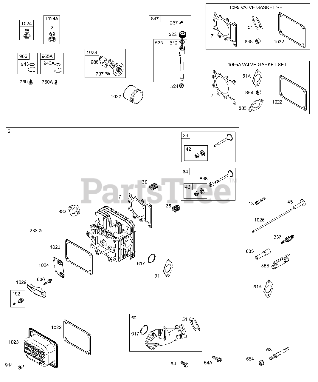 Briggs & Stratton 28P7770644A1 Briggs & Stratton Vertical Engine