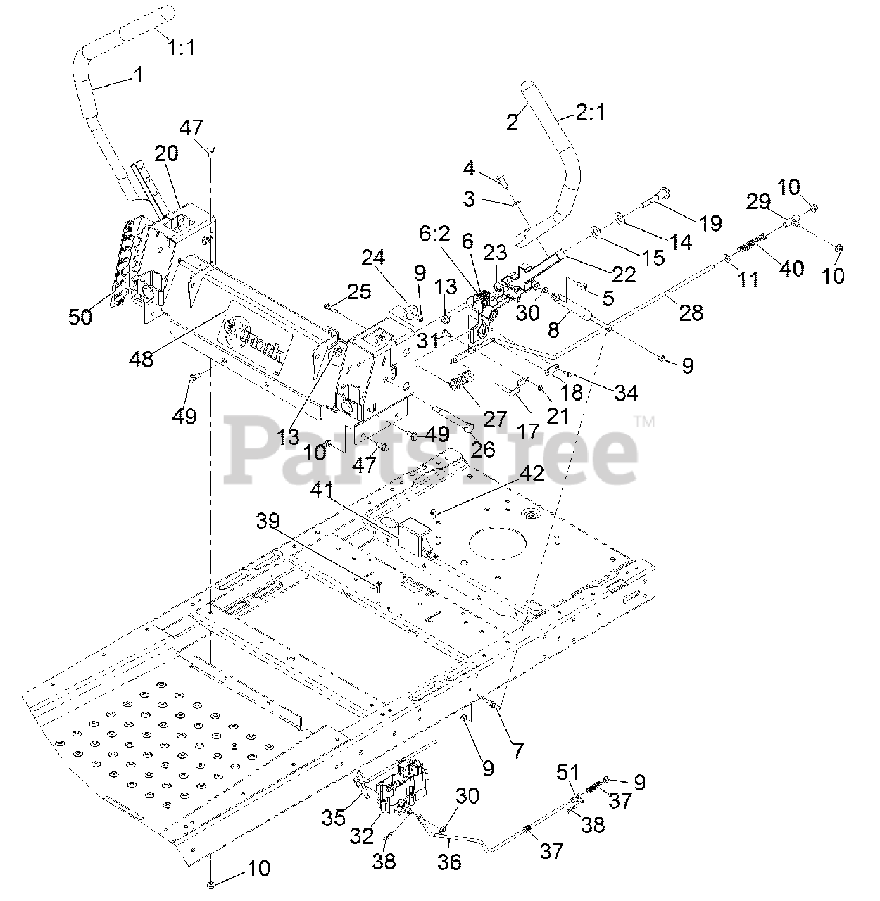 Exmark QTS691KA502 Exmark 50" Quest SSeries ZeroTurn Mower
