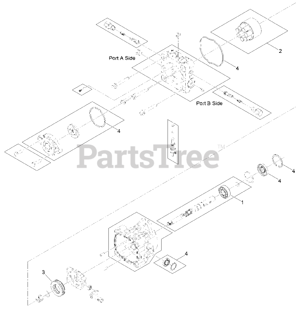 Exmark NVS730AKC48000 Exmark 48" Navigator Front Mount Mower, Kohler