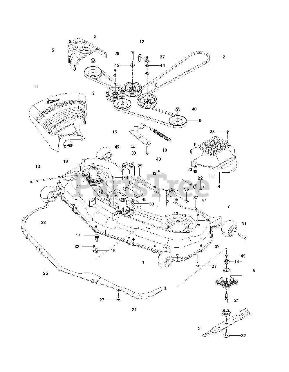 Husqvarna rz5426 deck belt deals