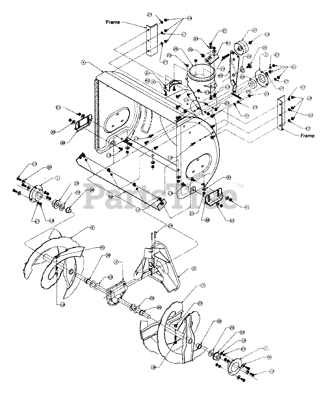 White Outdoor SB850 (316E646190) White Outdoor Snow Boss Snow