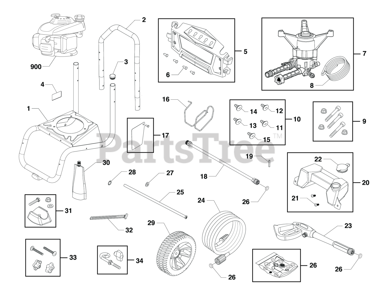 Craftsman CMXGWAS02073503 Craftsman 3,200 PSI Pressure Washer Main