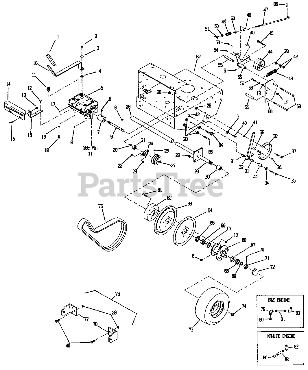 Exmark MHP4816B Exmark 48" Metro HP WalkBehind Mower, 16hp Briggs