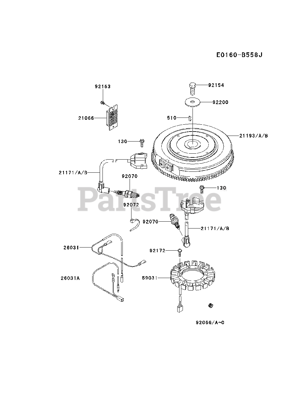 Kawasaki FX850VES10 Kawasaki Engine ELECTRICEQUIPMENT Parts Lookup