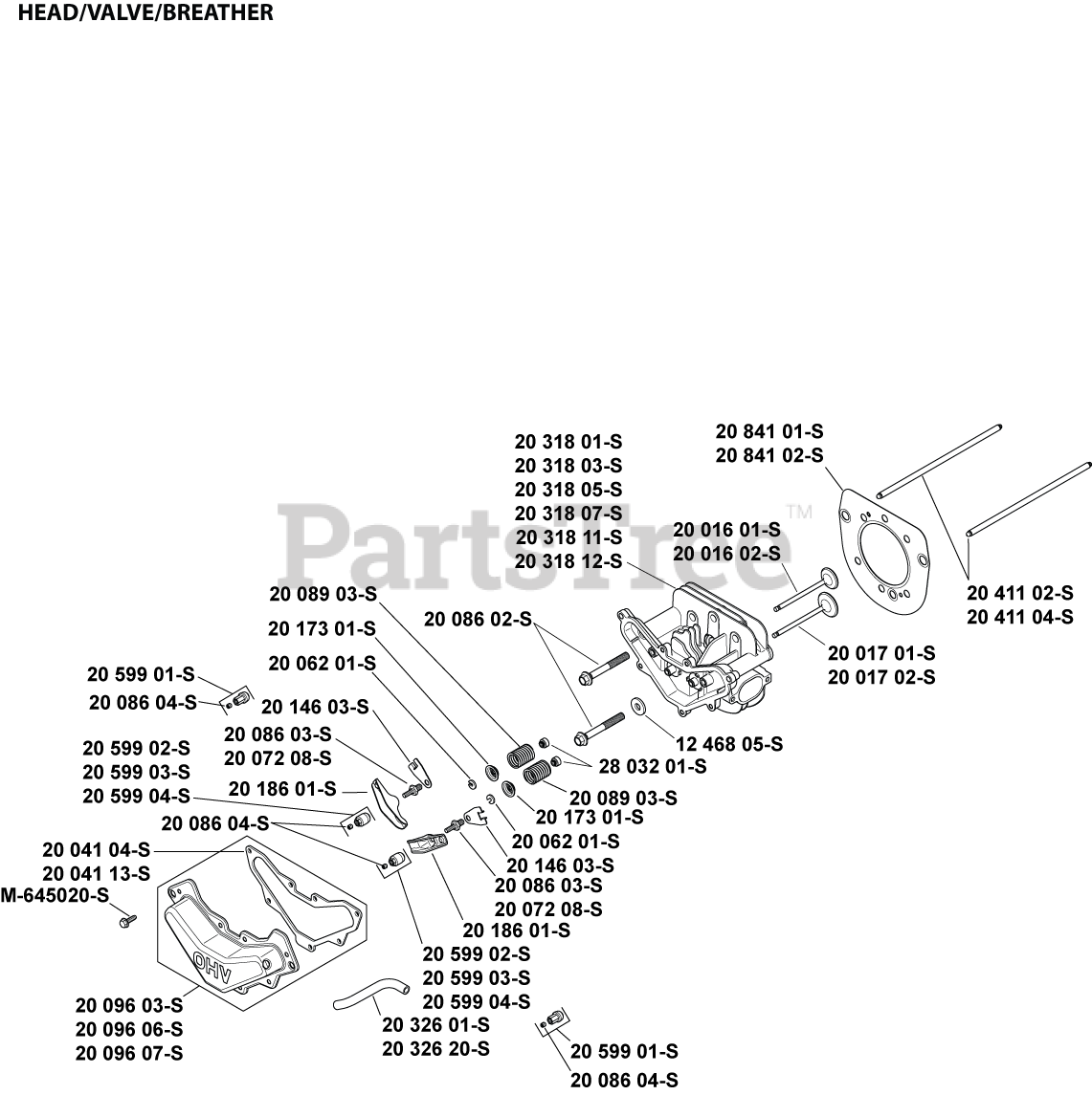 Kohler SV6000009 Kohler Courage Single Engine, Made for MTD, 20hp