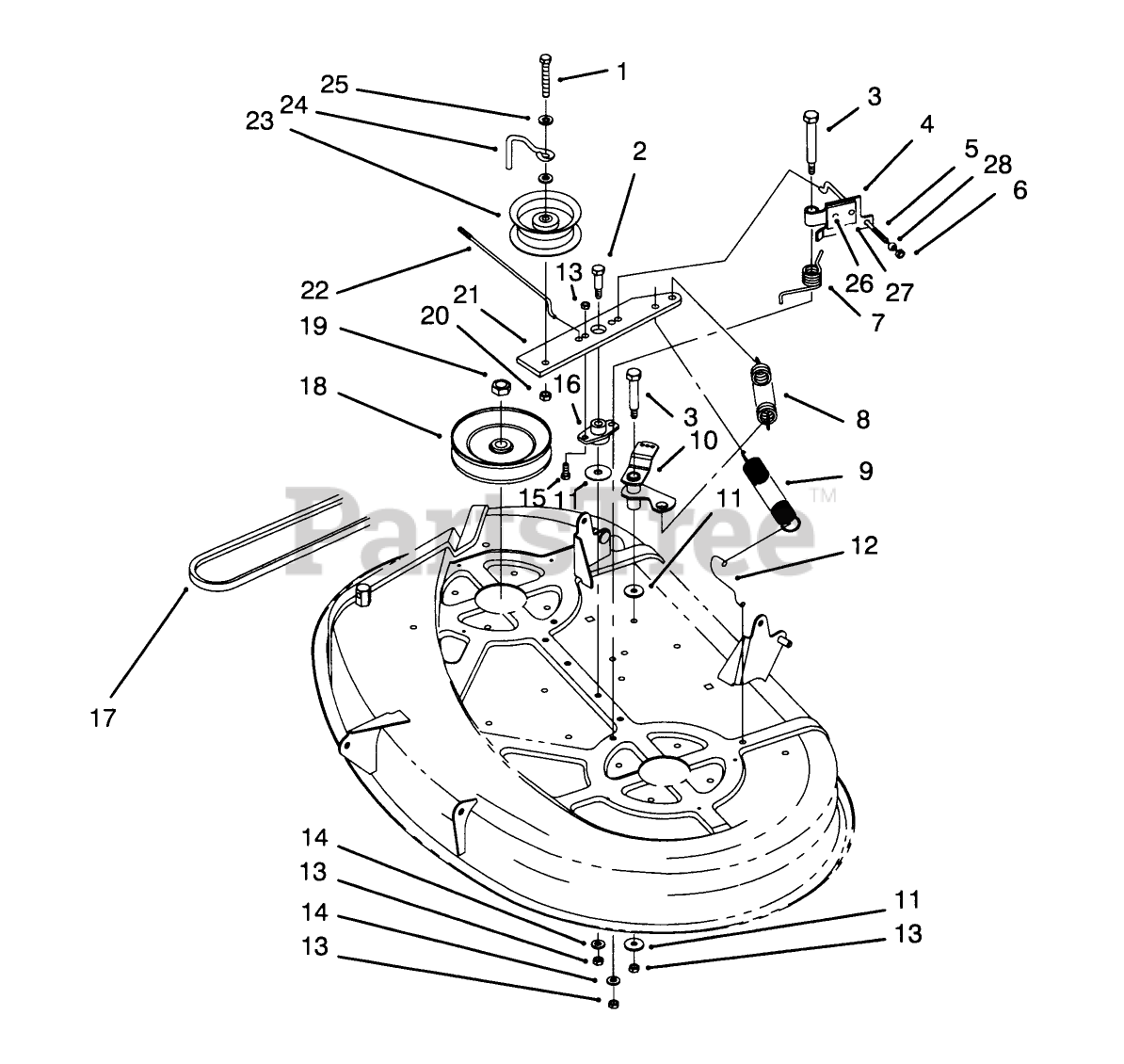 Toro 71184 (1238 XL) Toro Lawn Tractor (SN 059010001 059999999
