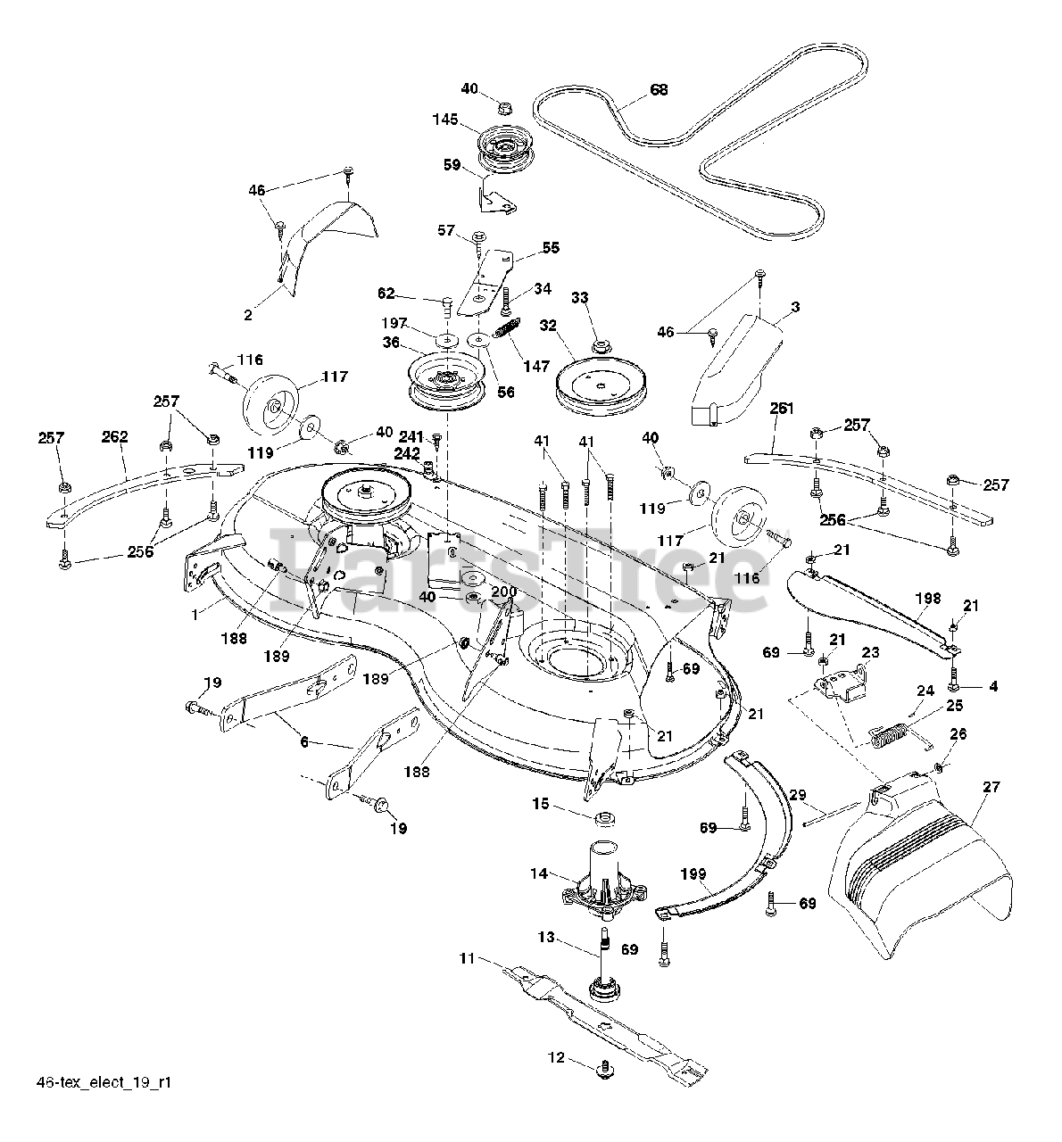 RedMax YT 1846 (96043023500) RedMax 46" Yard Tractor, 18HP (201705