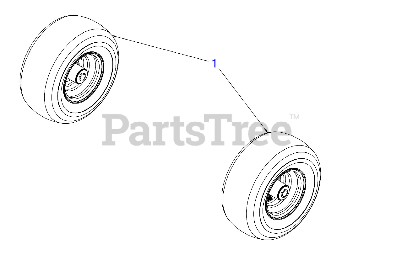 Cub Cadet PRO Z 100 KW 160 L 53TIEHRU050 Cub Cadet 60 Pro Z Series Zero Turn Mower Kawasaki 2019 Wheels Front Parts Lookup with Diagrams PartsTree