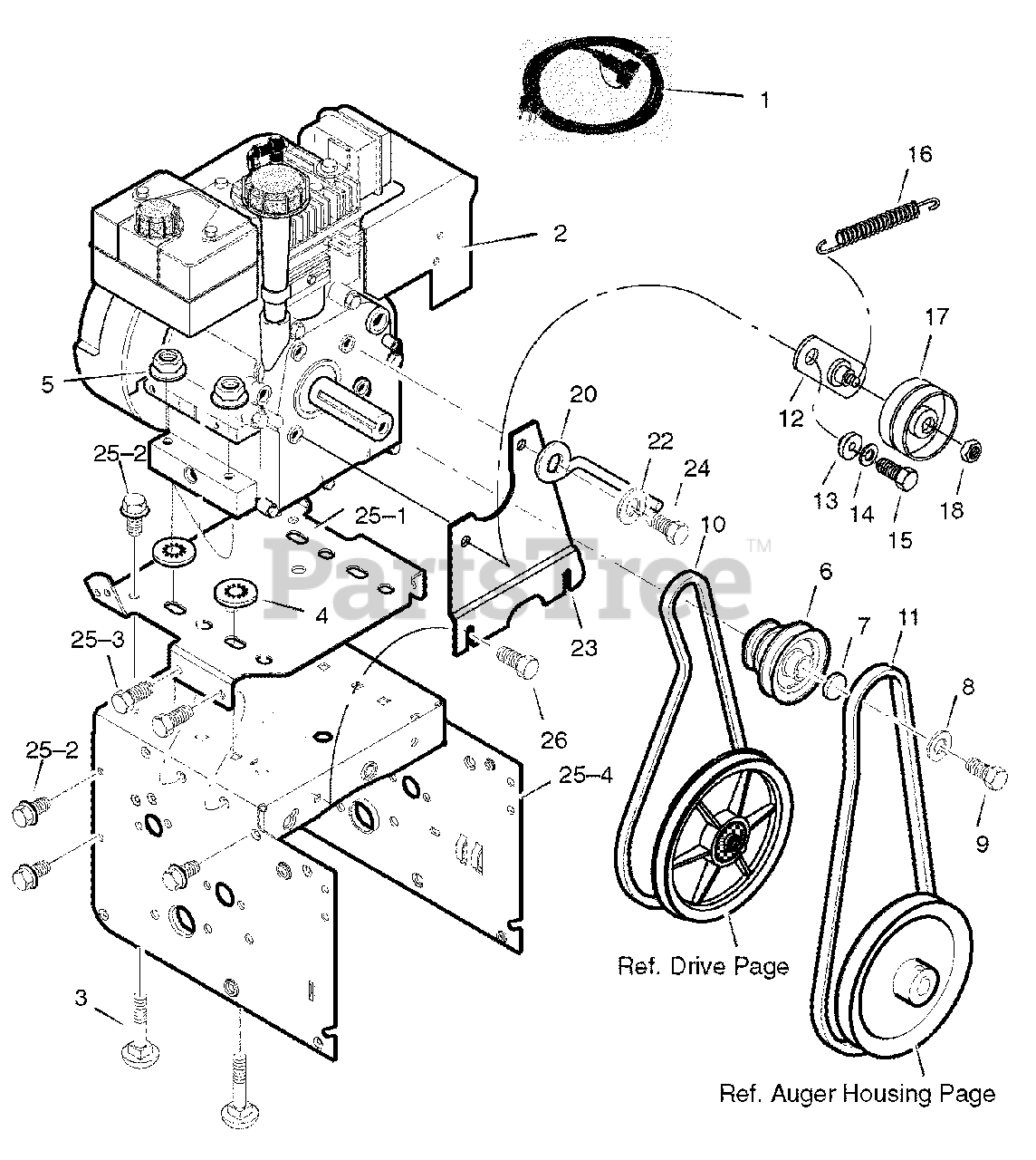 Craftsman 536.887996 Craftsman 29" Snow Thrower (2004) (Sears) Engine