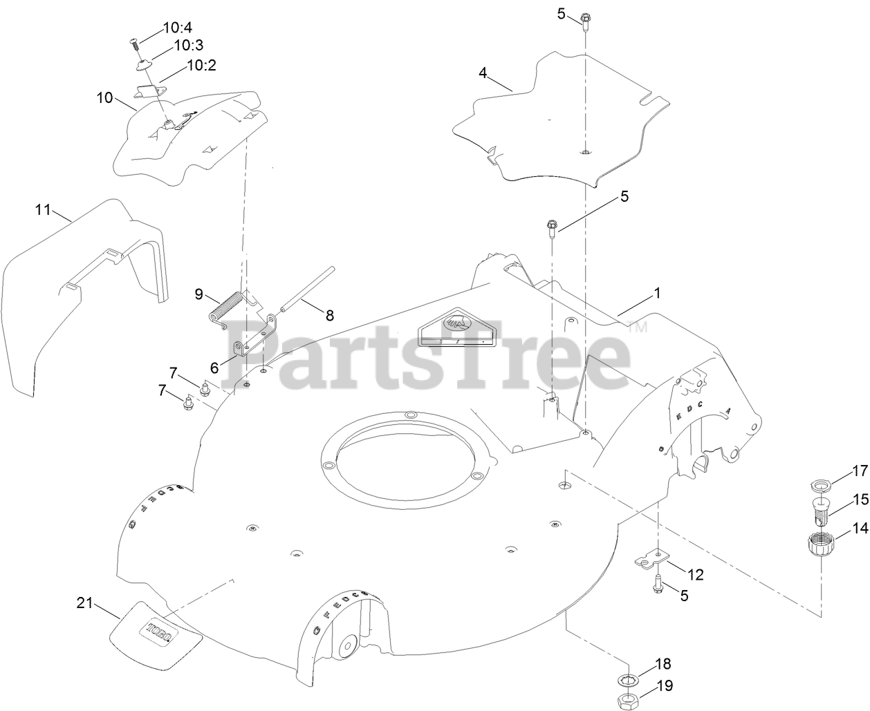 Toro 20382 Toro Super Recycler WalkBehind Mower (SN 404310000