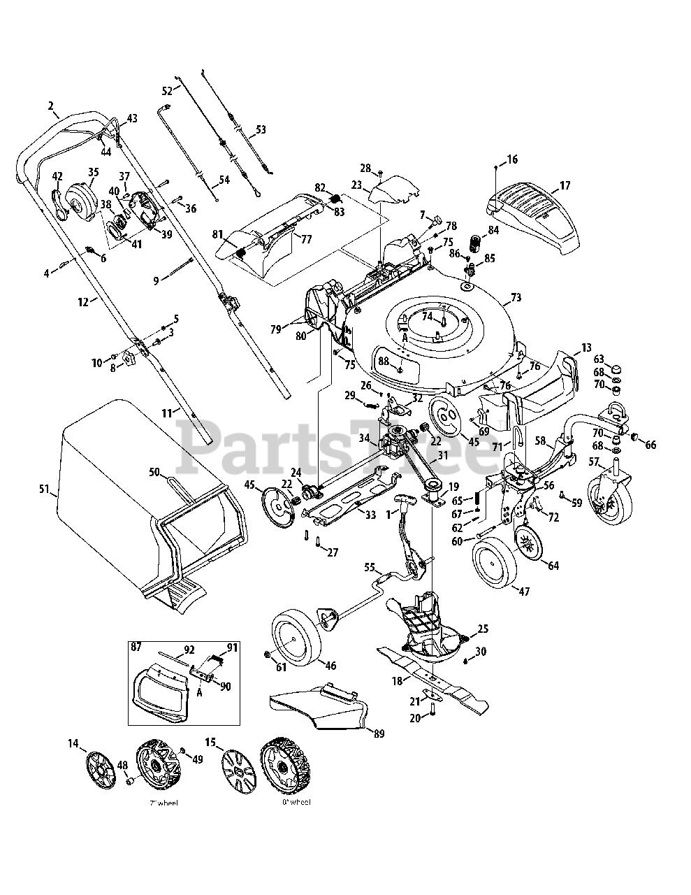 Cub cadet on sale sc500z parts