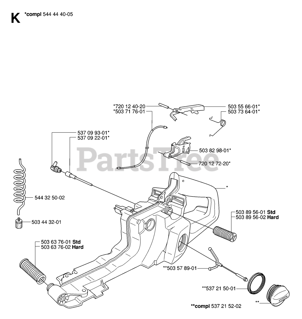 Husqvarna 372 XP/XPG Husqvarna Chainsaw (SN 20070100001