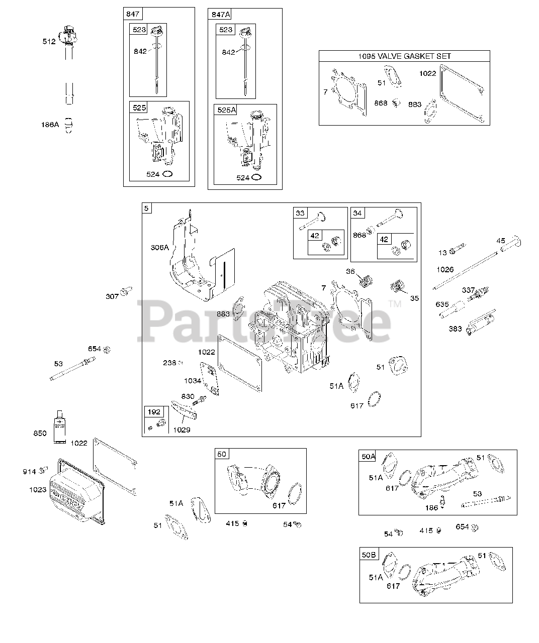 Briggs & Stratton 31R7070033G1 Briggs & Stratton Vertical Engine
