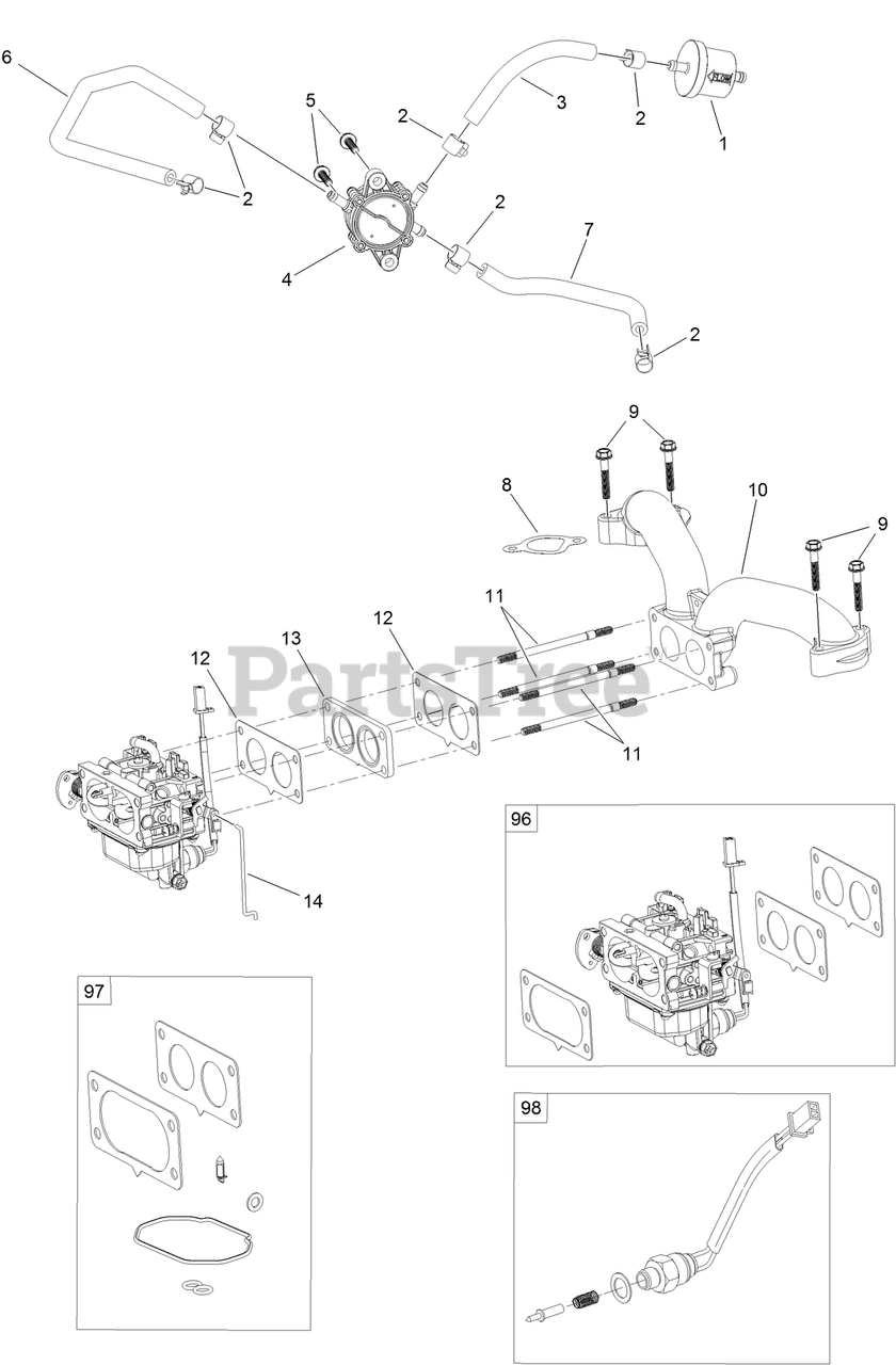 Toro timecutter sales ss5000 carburetor